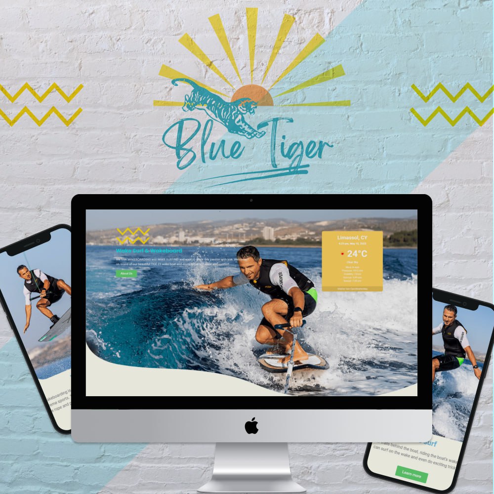 Blue Tiger Wakeboard